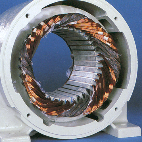 Winding single-phased (delta-connected)